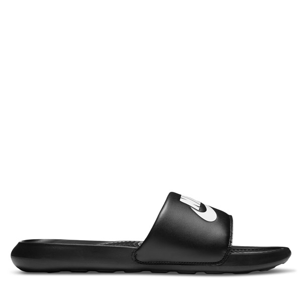 Sandales à enfiler Victori One noires et blanches pour hommes, taille - Nike | Little Burgundy Shoes