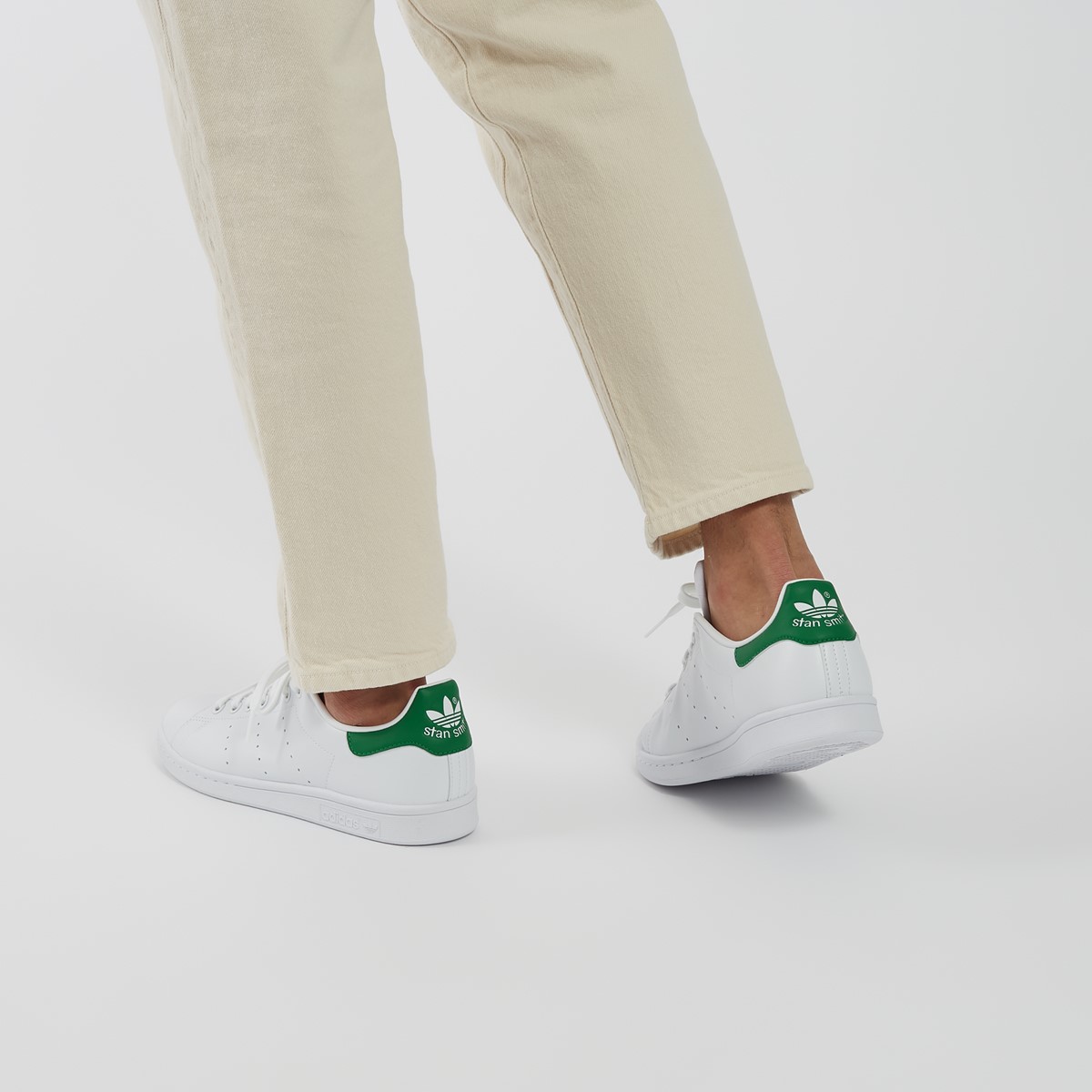 Men's Stan Smith Primegreen Sneakers in White/Green | Little Burgundy