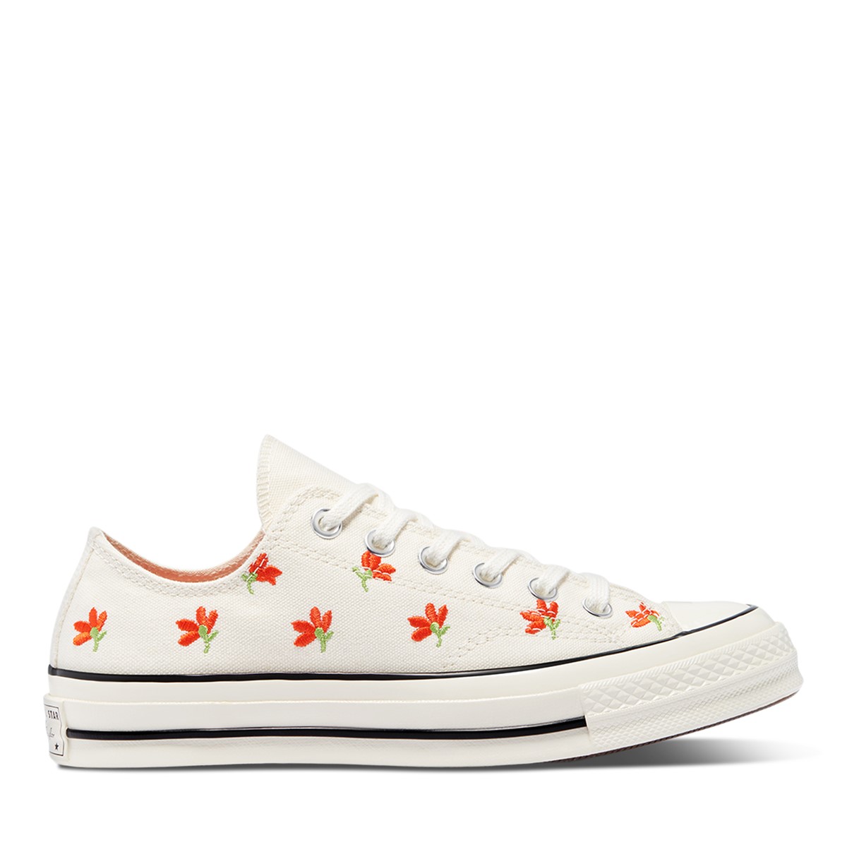 Women's Floral Chuck 70 Ox in White