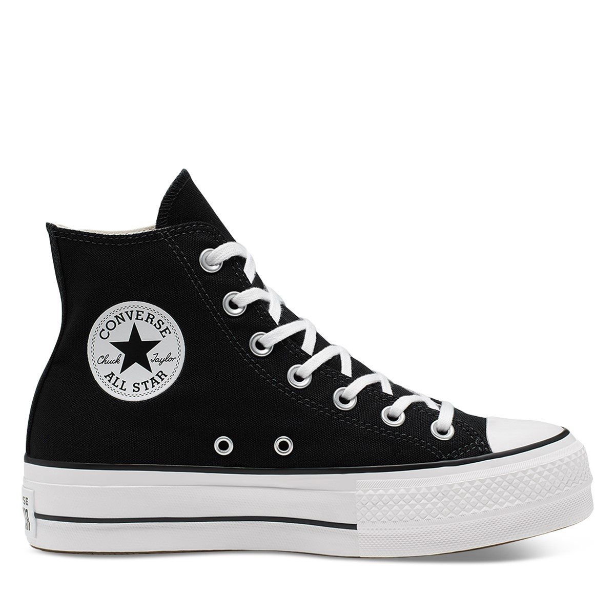 Women's Chuck Taylor All-Star Lift Sneakers in Black/White