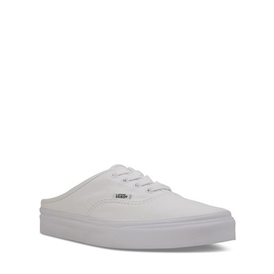 vans white mules