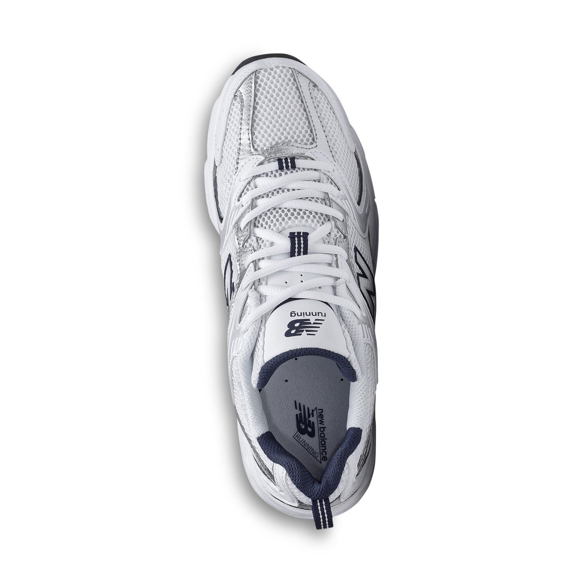 530 Sneakers in White/Grey | Little Burgundy