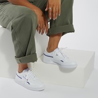 Women's Club C 85 Vegan Sneakers in White/Blue