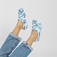 Alternate view of Women's Sky Classic Clogs in Blue/White