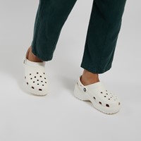 Alternate view of Women's Classic Platform Clogs in White