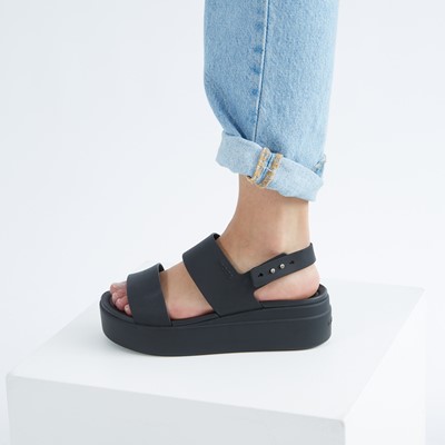 Alternate view of Women's Brooklyn Low Wedge Sandals in Black