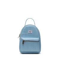 Nova Mini Backpack in Light Blue Denim