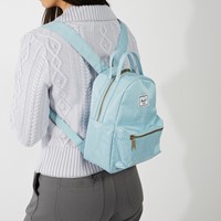 Nova Mini Backpack in Light Blue Denim Alternate View