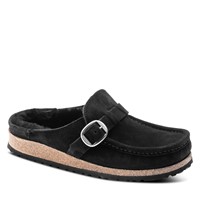 Women's Buckley Moccasin-Style Clog Slippers in Black