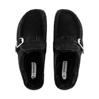 Alternate view of Women's Buckley Moccasin-Style Clog Slippers in Black
