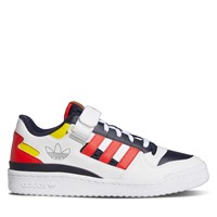 Men's Forum Low Sneakers in White/Yellow/Red/Black
