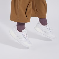 Women's ZX 1K Boost Sneakers in White/Purple