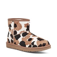 Alternate view of Women's Cow Print Classic Mini Boots