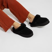 Women's Disquette Slippers in Black Alternate View