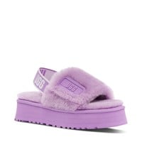 Alternate view of Women's Disco Platform Slippers in Lilac
