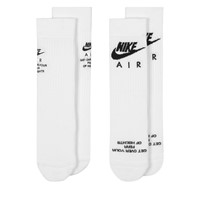 Two Pack Nike Air Crew Socks in White