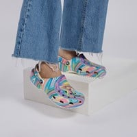 Multicolored Marble Classic Clogs Alternate View