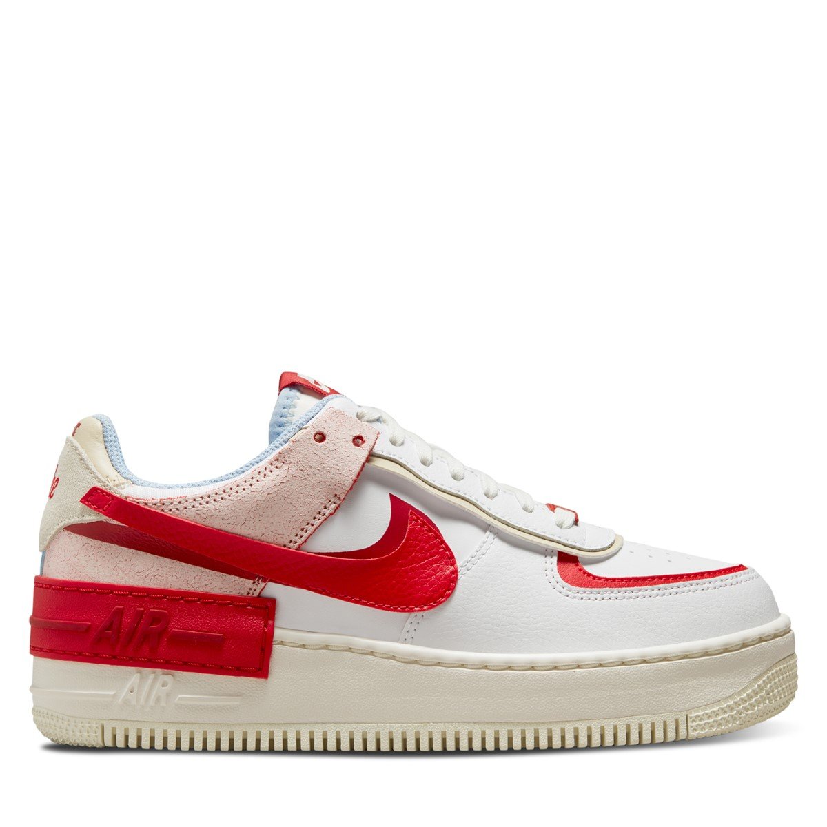 white and red air force 1 womens