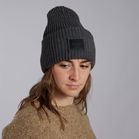 Alternate view of Juneau Rib Knit Beanie in Charcoal
