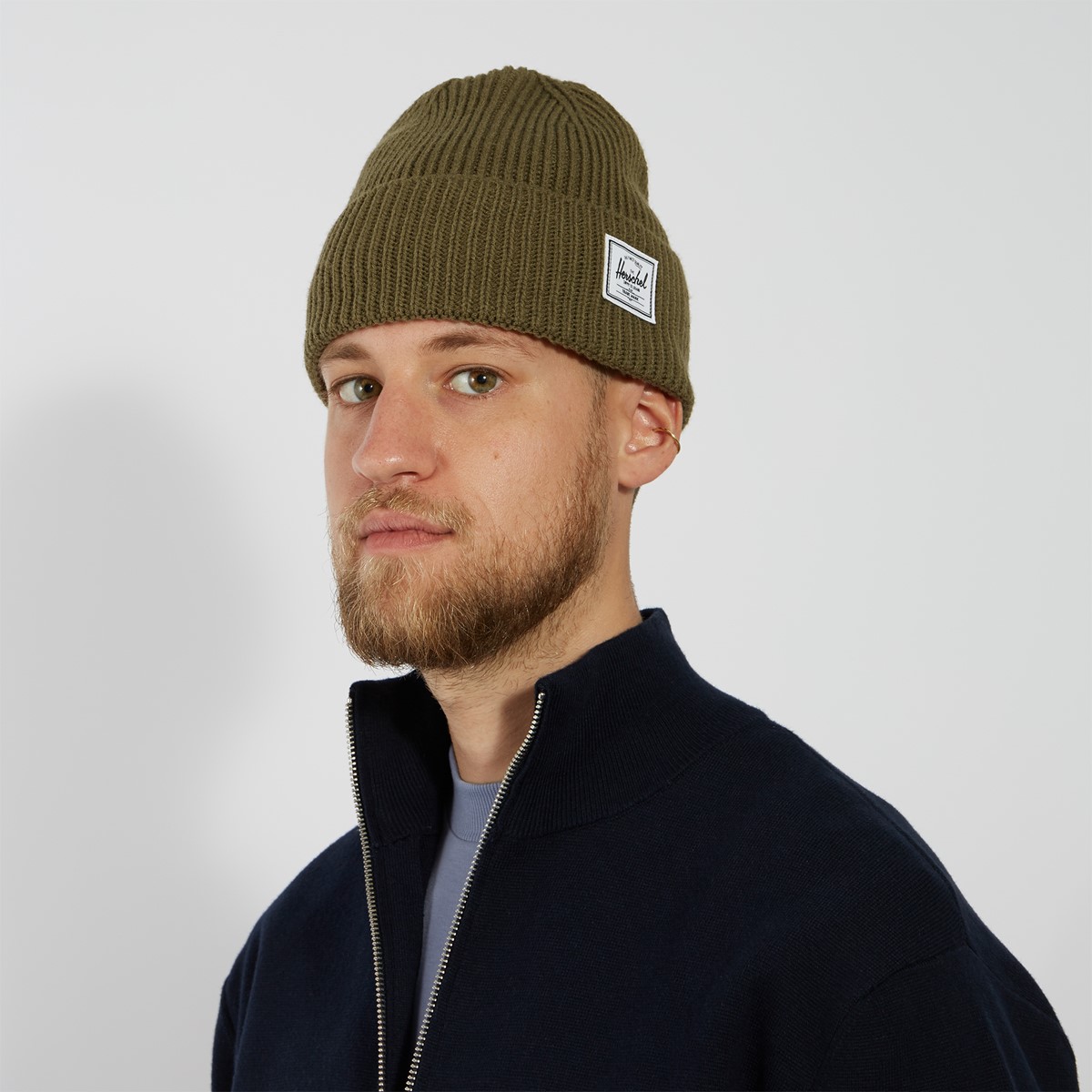 green herschel beanie