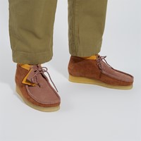 Men's Wallabee Boots in Multicolour Brown Alternate View