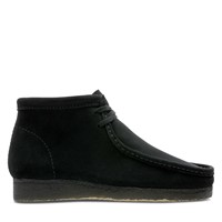 Men's Wallabee Moccassin Boots in Black