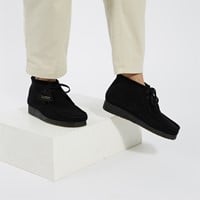 Men's Wallabee Moccassin Boots in Black