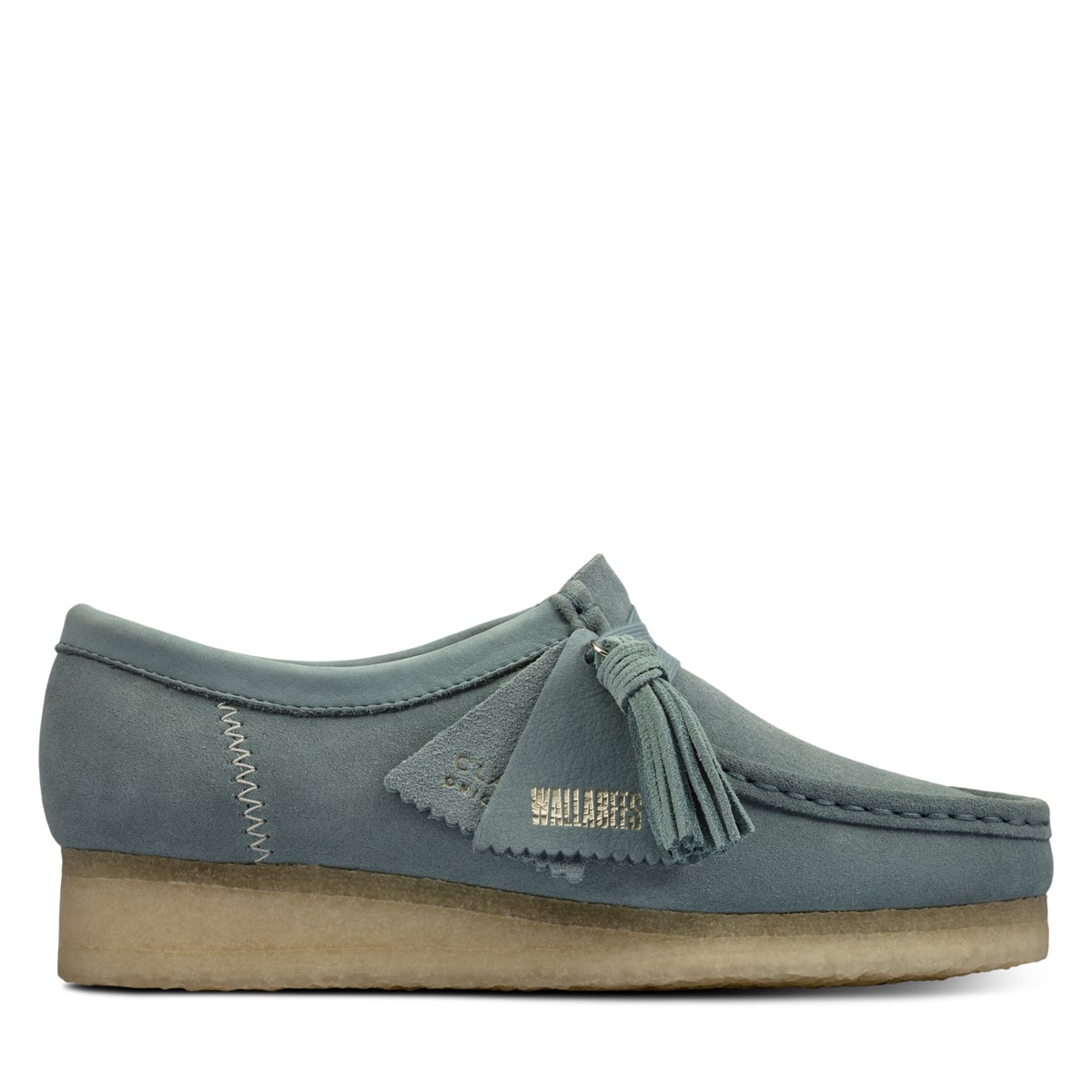 Chaussures style mocassin Wallabee bleues pour femmes
