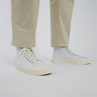 Eco Theory Sk8-Hi Sneakers in White/Beige Alternate View