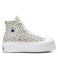Women's Chuck Taylor All Star Lift X2 Platform High Top Sneakers in Black/ White