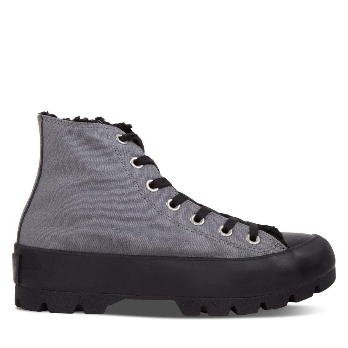 Women's Chuck Taylor All Star Sneaker Boots in Grey/Black | Little Burgundy