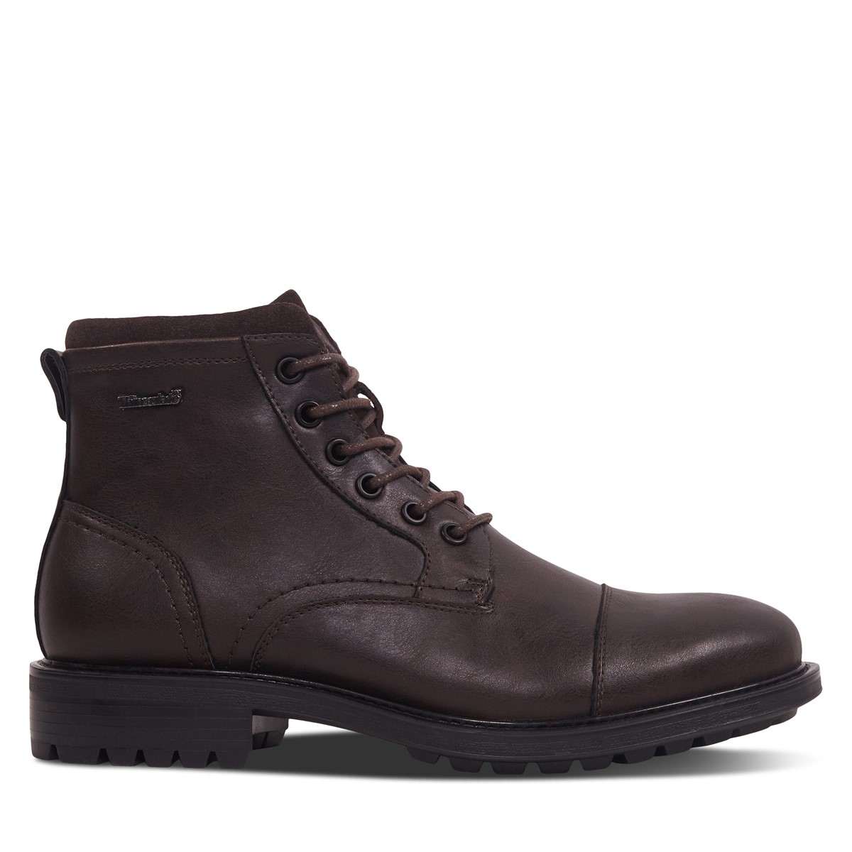 Men's Oliver Lace-up Boots in Dark Brown