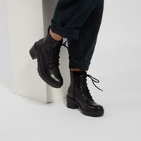 Women's Pauline Heeled Boots in Black