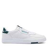 Men's Court Peak Sneakers in White/Green