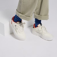 Alternate view of Women's Club C Double Geo Sneakers in White/Navy/Pink