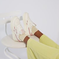 Women's Club C Double Sneakers in Chalk/Pink Alternate View