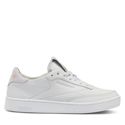 Women's Club C Clean Sneakers in White/Grey