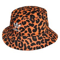 Chapeau cloche réversible noir et léopard