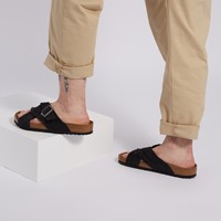 Alternate view of Men's Lugano Slip-on Sandals in Black