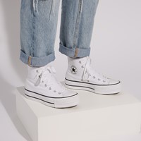 Women's Chuck Taylor Lift Hi Sneakers in White Alternate View
