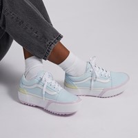 Alternate view of Pastel Old Skool Stacked Platform Sneakers in Blue/Pink/White