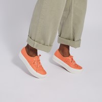 Women's Twill Authentic Platform 2.0 in Orange Alternate View