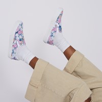 Chaussures Slip-On à fleurs multicolores Alternate View