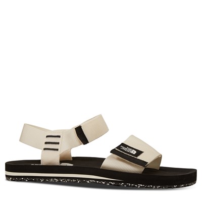 Women's Skeena Strap Sandals in White/Black