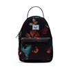 Butterfly Print Nova Mini Backpack in Black