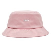 Bold Twill Bucket Hat in Pink