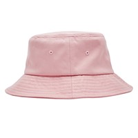 Bold Twill Bucket Hat in Pink