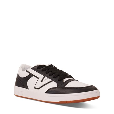 Men's Two-Toned Lowland CC Sneakers in Black/White | Little Burgundy