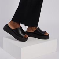 Women's Courtney Slide Sandals in Black Alternate View