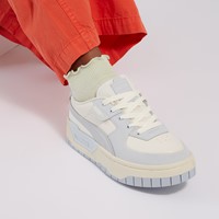 Women's Cali Dream Platform Sneakers in White/Blue Alternate View